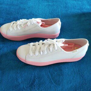 💥💥NEW Kate Spade X Keds Platform Sneakers/ White & Pink💥💥